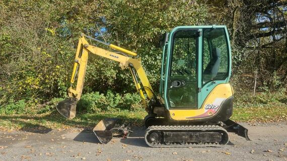 Minibagr Yanmar SV17EX 1.9T Hyd, svahovka+ podkop 2450Mth Minibagr Yanmar SV17EX 1.9T Hyd, svahovka+ podkop 2450Mth