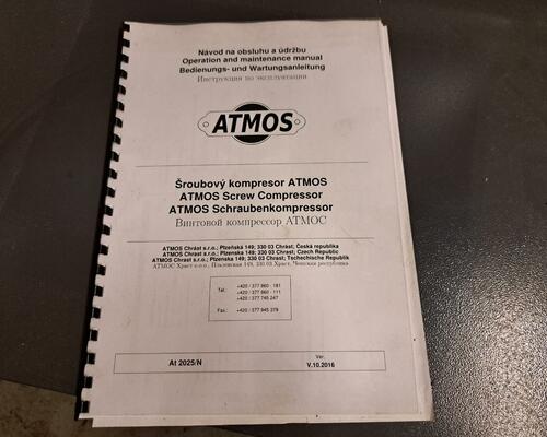 Šroubový kompresor Atmos SEC 372 Vario
