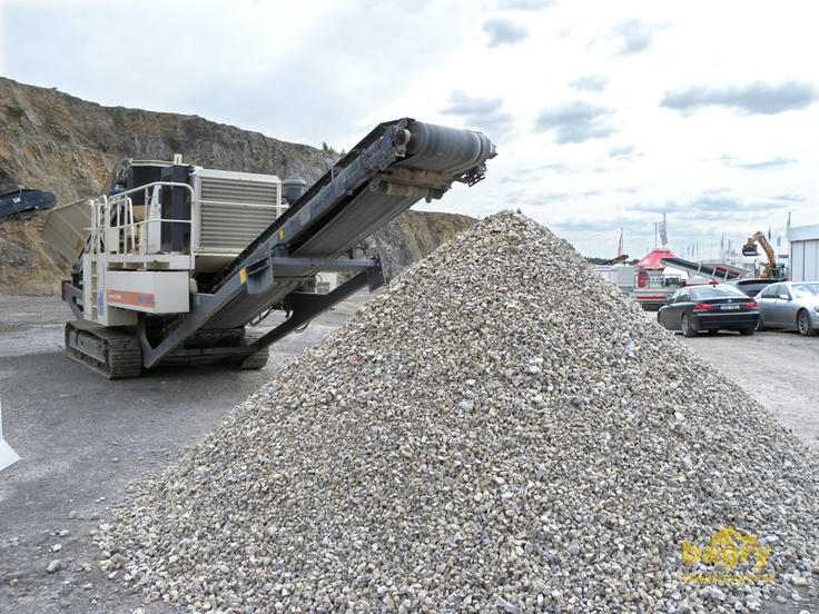 Mobilní kuželová drticí linka Metso LT200HP firmy Skanska