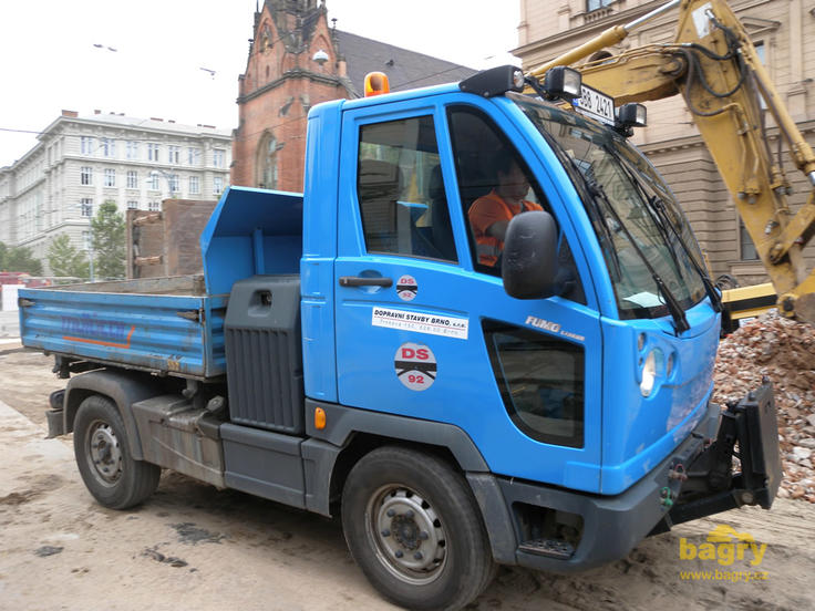 Nákladní vůz Multicar Fumo Carrier firmy Dopravní stavby Brno