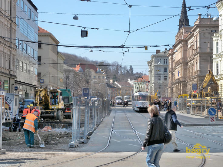 Pohled na Joštovu směrem od Moravského náměstí