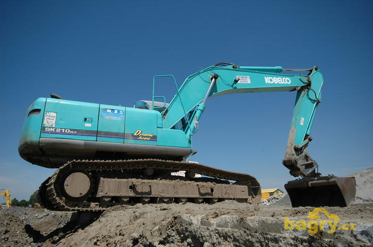 Pásové rypadlo Kobelco SK 210 NLC firmy Emošel