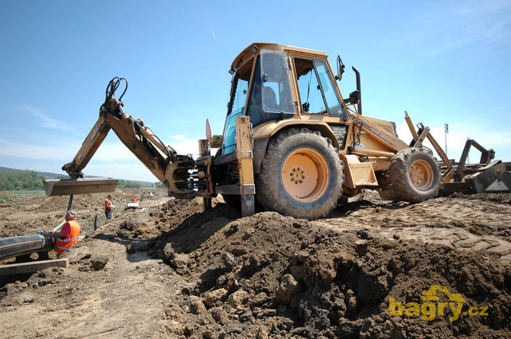 Rypadlonakladač Case 580SK Plant King firmy Saňák Josef