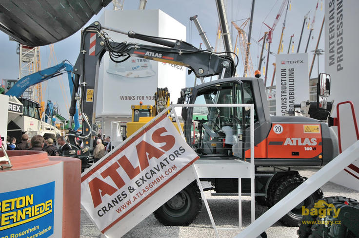 Kolové rypadlo Atlas 160 W