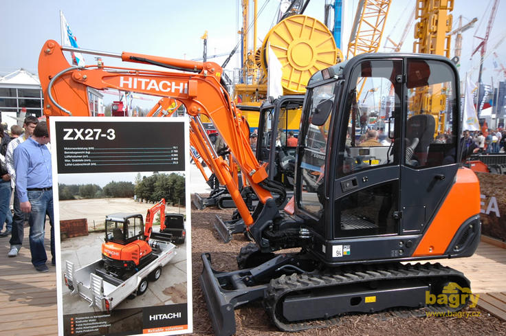 Pásové minirypadlo Hitachi ZX27-3