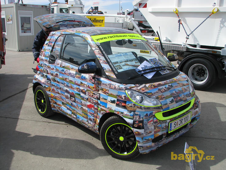 Reklamní Smart firmy Rachbauer-Special Sondertransporte