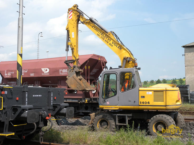 Kolové rypadlo Atlas 1404 firmy Stavitelství Volek