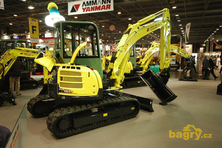 Pásové midirypadlo Ammann Yanmar ViO 57 Universal