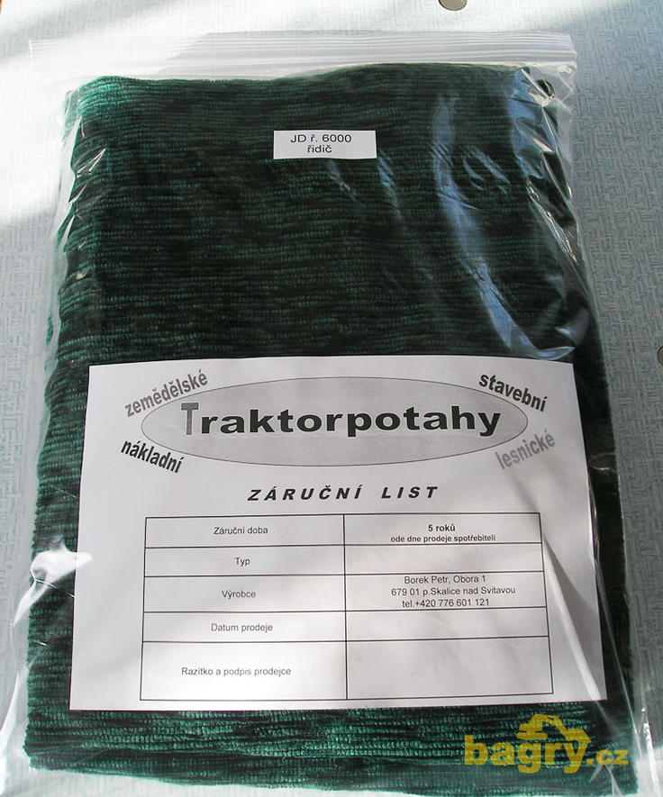 Takto zabalené putují potahy k zákazníkovi...