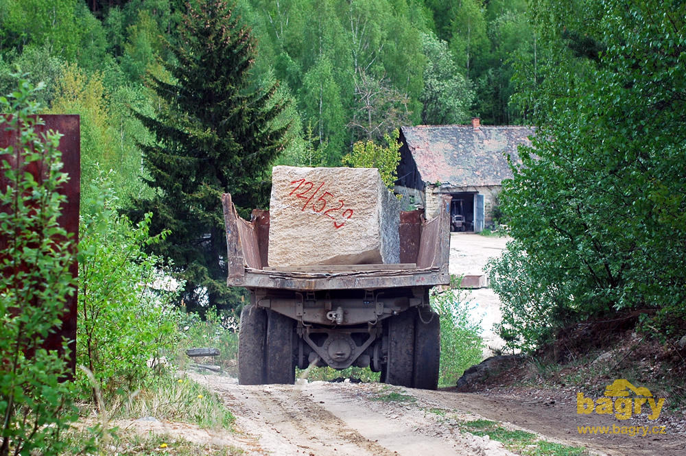 Žulový blok na Tatře T-148