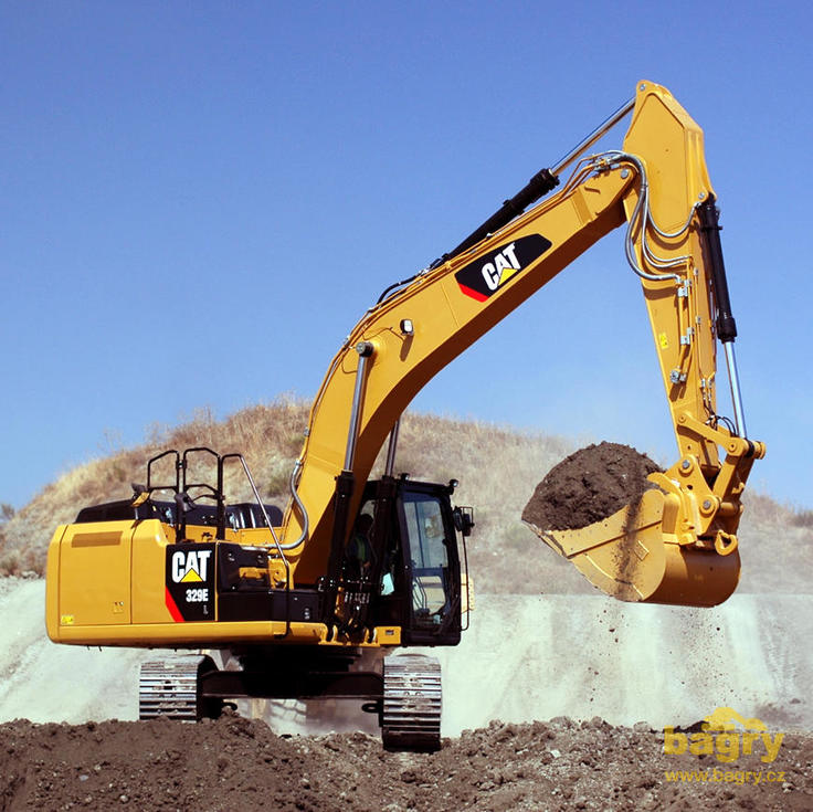Pásové rypadlo Caterpillar 329E