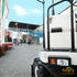 Kolové rypadlo Hidromek HMK145W před západním vstupem na Baumu