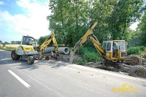 Kráčející rypadla Menzi Muck A51 a 6000 T2 firmy Zepos RS