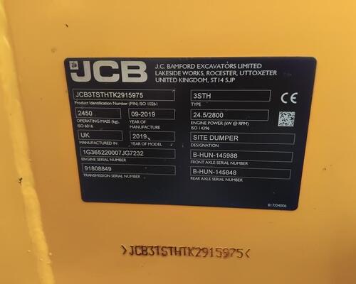 Dempr Jcb 3STH Hydrostatic
