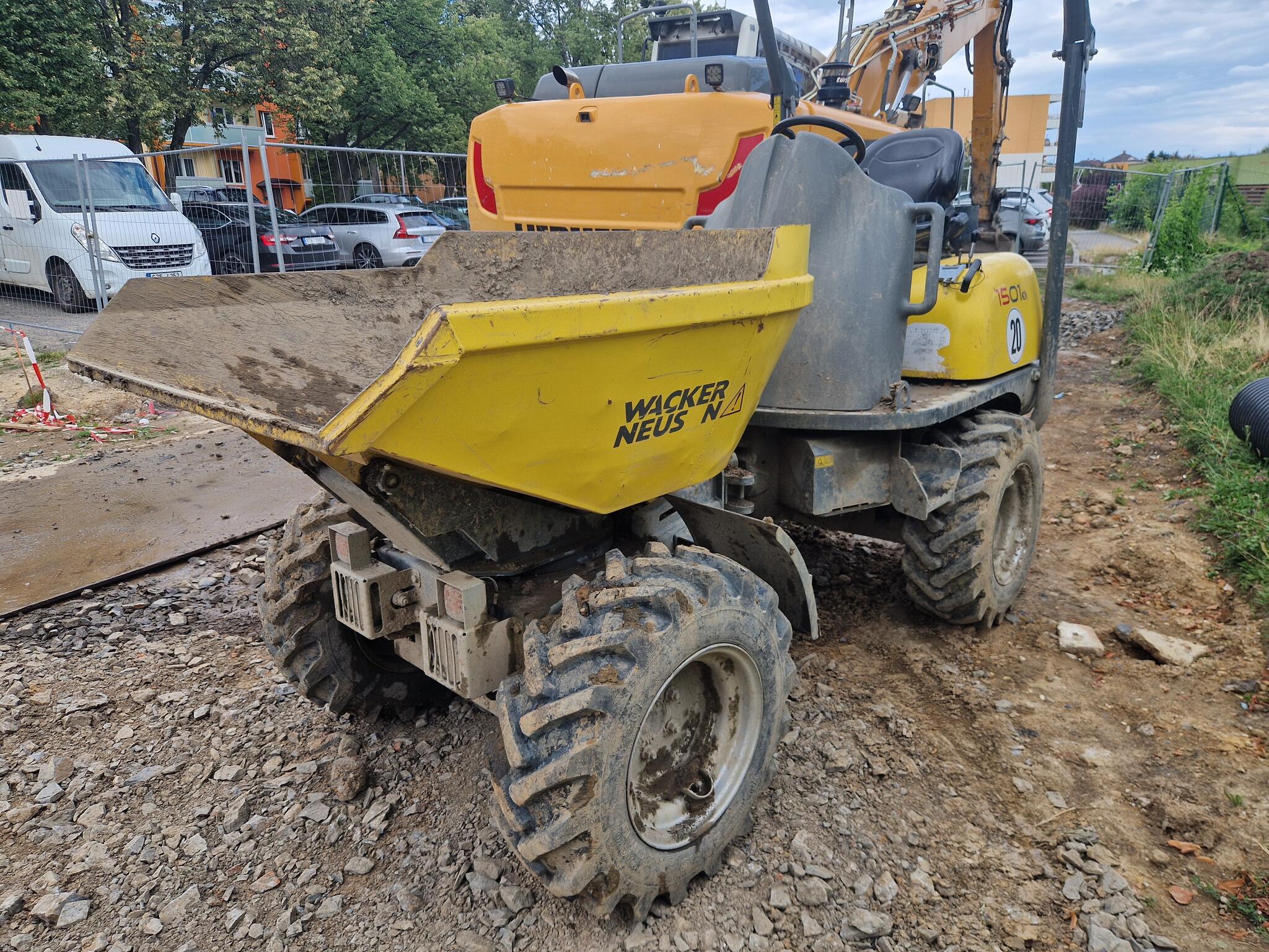 Dumper damper kolový WACKER NEUSON 1501.