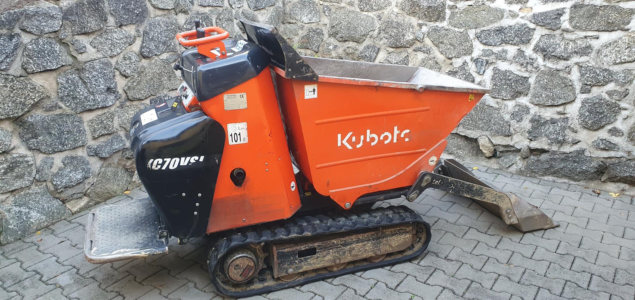 Dumper Kubota KC70VSL-4, samonakládací