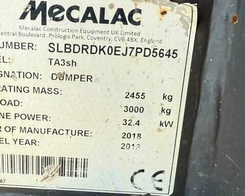 MECALAC TA3sh HYDROSTATIC