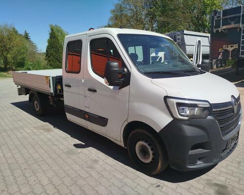 Renault Master 2.3 tdi doplkabina  valník + hydraulická ruka