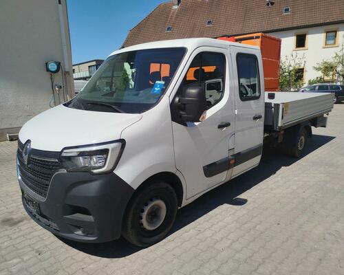 Renault Master 2.3 tdi doplkabina  valník + hydraulická ruka