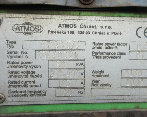 Elektrocentrála ATMOS AT80 S/J