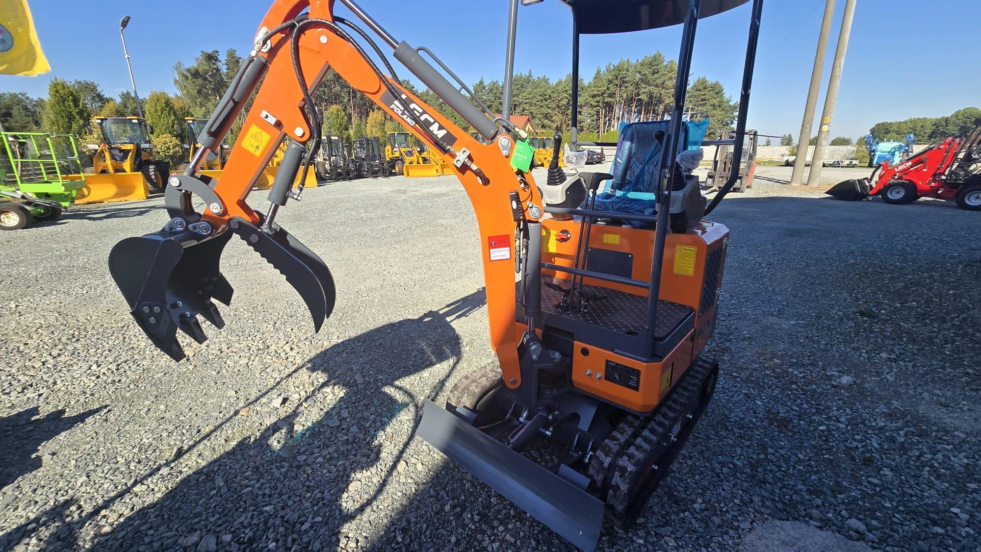 Minirypadlo Kubota LGCM LG12A s drapákem + 3 lžíce