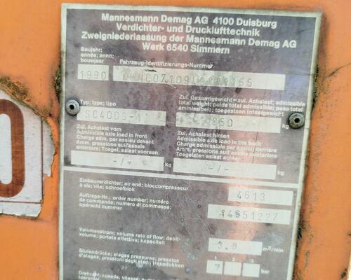 Mobilní kompresor Mannesmann Demag SC 40DS-1