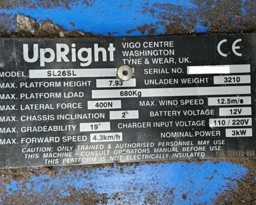 UpRight / Snorkel SL 26 SL (speed level) diesel Perkins