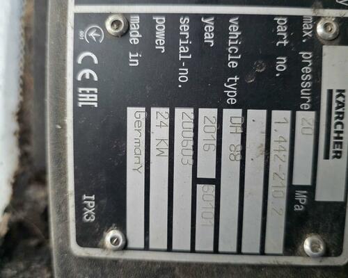 Zametací stroj Kärcher MIC C, r.v. 2016, 1121 mth