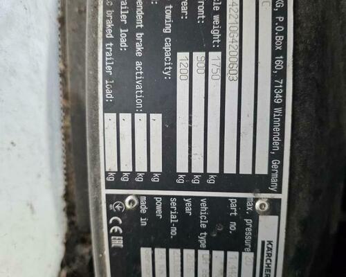 Zametací stroj Kärcher MIC C, r.v. 2016, 1121 mth