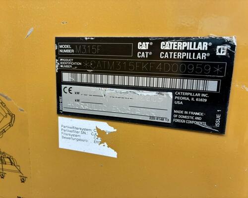 Caterpillar M315F