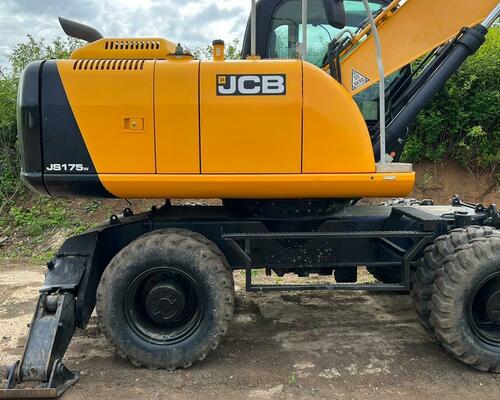 Kolové rypadlo 18t - JCB JS175W + 3 lžíce, po servisu