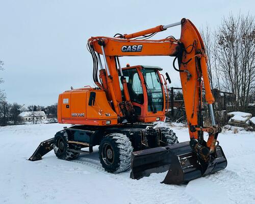 Kolové rypadlo CASE WX145 (Možnost leasingu)