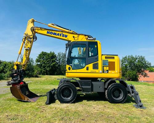 Kolové rypadlo Komatsu PW148-10 (Možnost leasingu