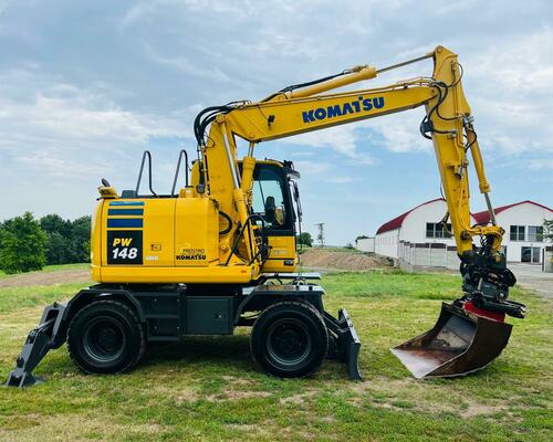 Kolové rypadlo Komatsu PW148-10 (Možnost leasingu