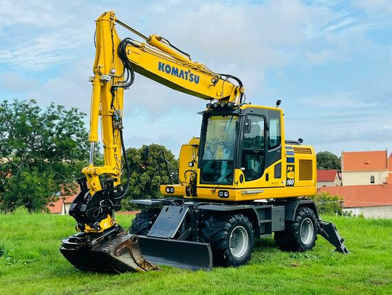 Kolové rypadlo Komatsu PW160-10 (Možnost leasingu)