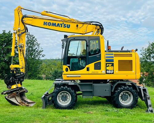 Kolové rypadlo Komatsu PW160-10 (Možnost leasingu)