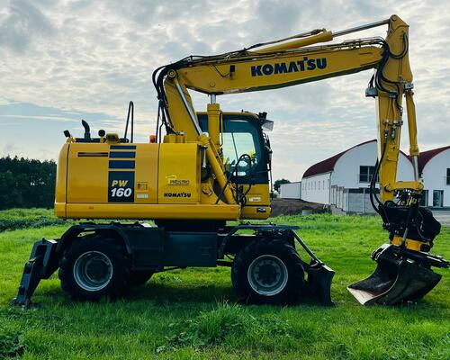 Kolové rypadlo Komatsu PW160-10 (Možnost leasingu)