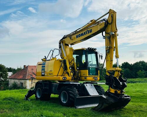 Kolové rypadlo Komatsu PW160-10 (Možnost leasingu)