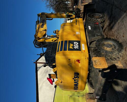 Kolové rypadlo KOMATSU PW 160-11