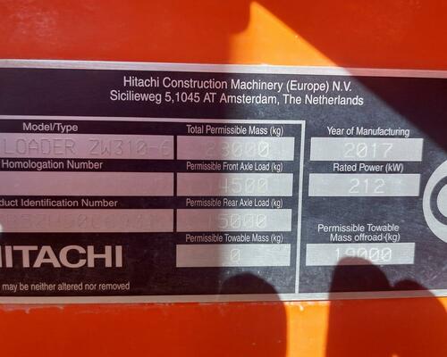 Hitachi ZW310-6 