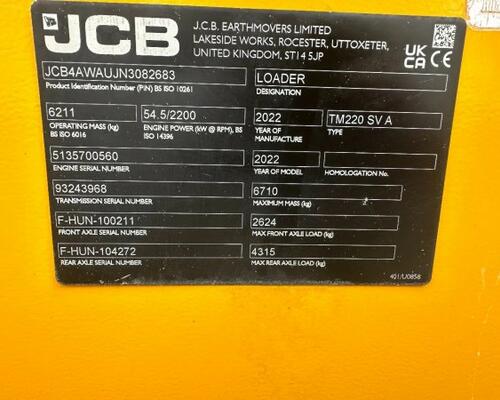 JCB TM 220 SV A Telemaster
