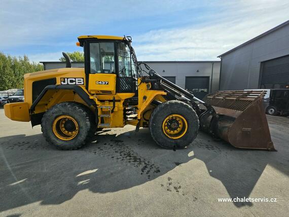 Kolový nakladač JCB 437 WHT, r.v. 2017, 7911 mth