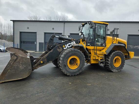 Kolový nakladač JCB 457, r.v. 2017, 4099 mth, palubní váha