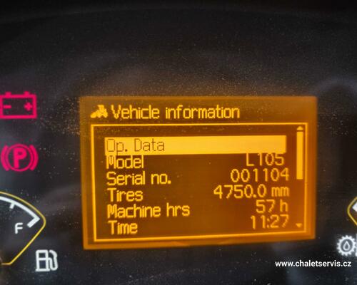 Nakladač VOLVO L105, 17,5 tuny, 55 motohodin, zánovní stav