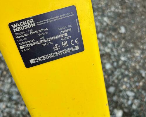 4 x  DESKA WACKER DPU655 HEH