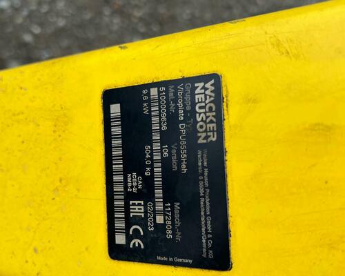 4 x  DESKA WACKER DPU655 HEH