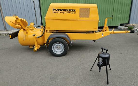 Betonpumpa PUTZMEISTER, hadice + koncovka - s CZ doklady SPZ