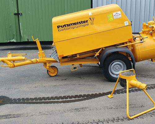 Betonpumpa PUTZMEISTER, hadice + koncovka - s CZ doklady SPZ