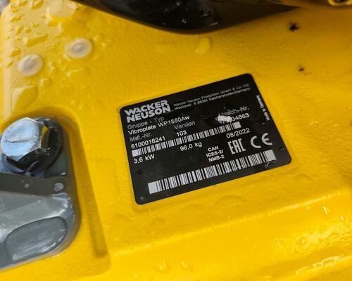 Vibrační deska Wacker Neuson WP 1550 Aw