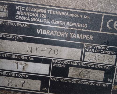 vibrační pěch NTC - NT 70P